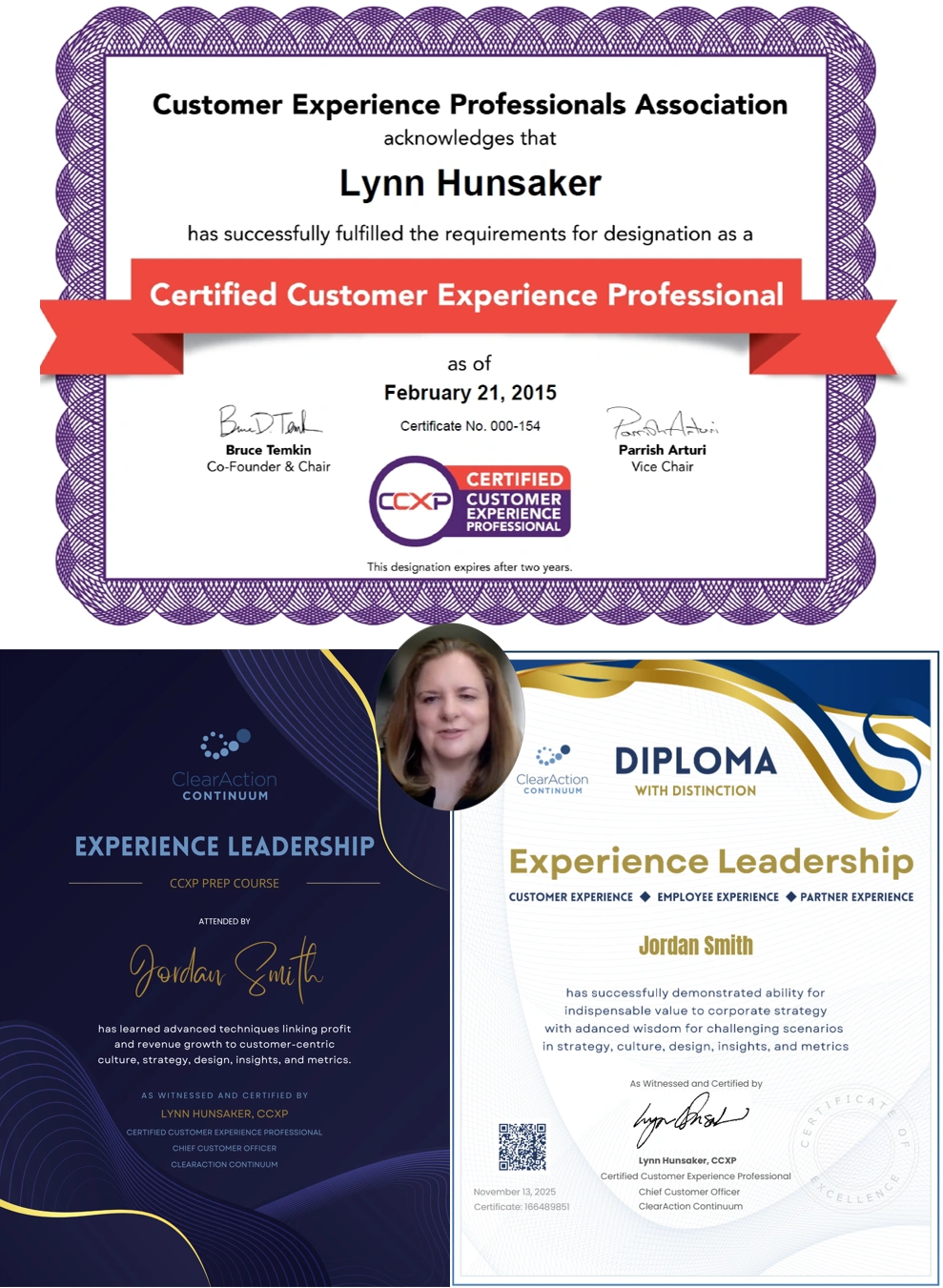 CCXP Certificates