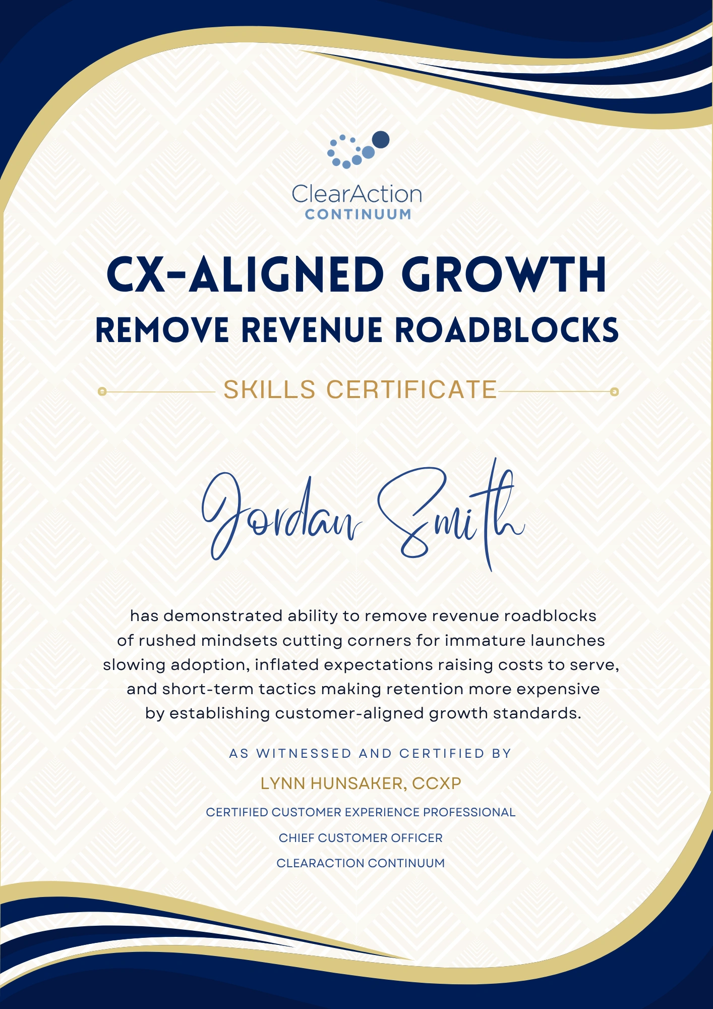 Growth Masterminds Certificate