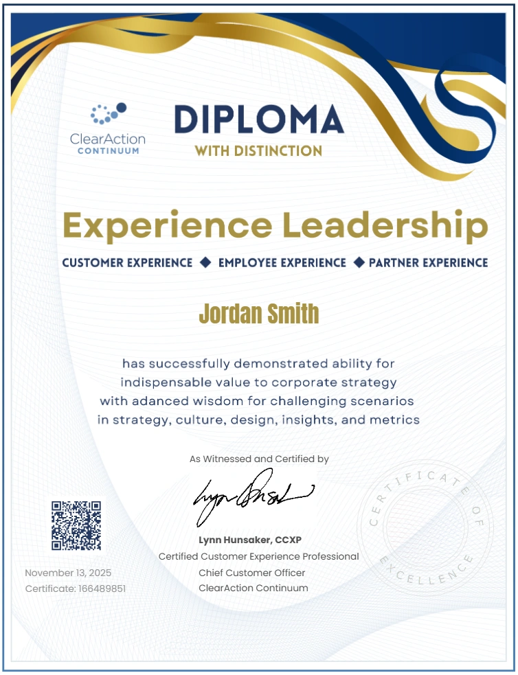 CX Diploma ClearAction