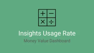 Insights Usage Rate Dashboard