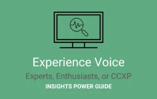 CX+EX+PX Experience Voice Power Guide