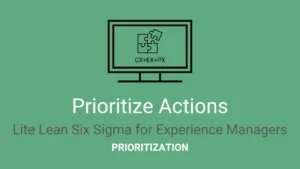 Prioritize Actions