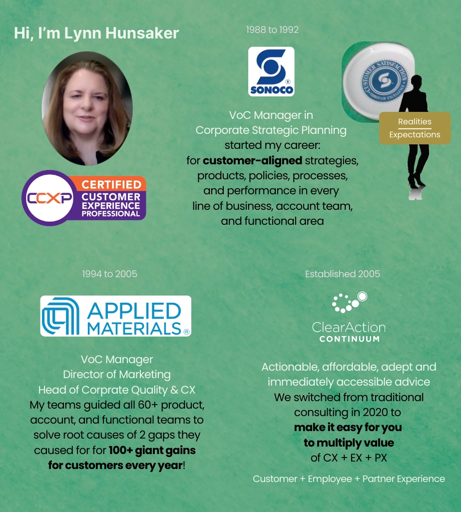 Lynn Hunsaker ClearAction Introduction Lynn Hunsaker ClearAction Introduction