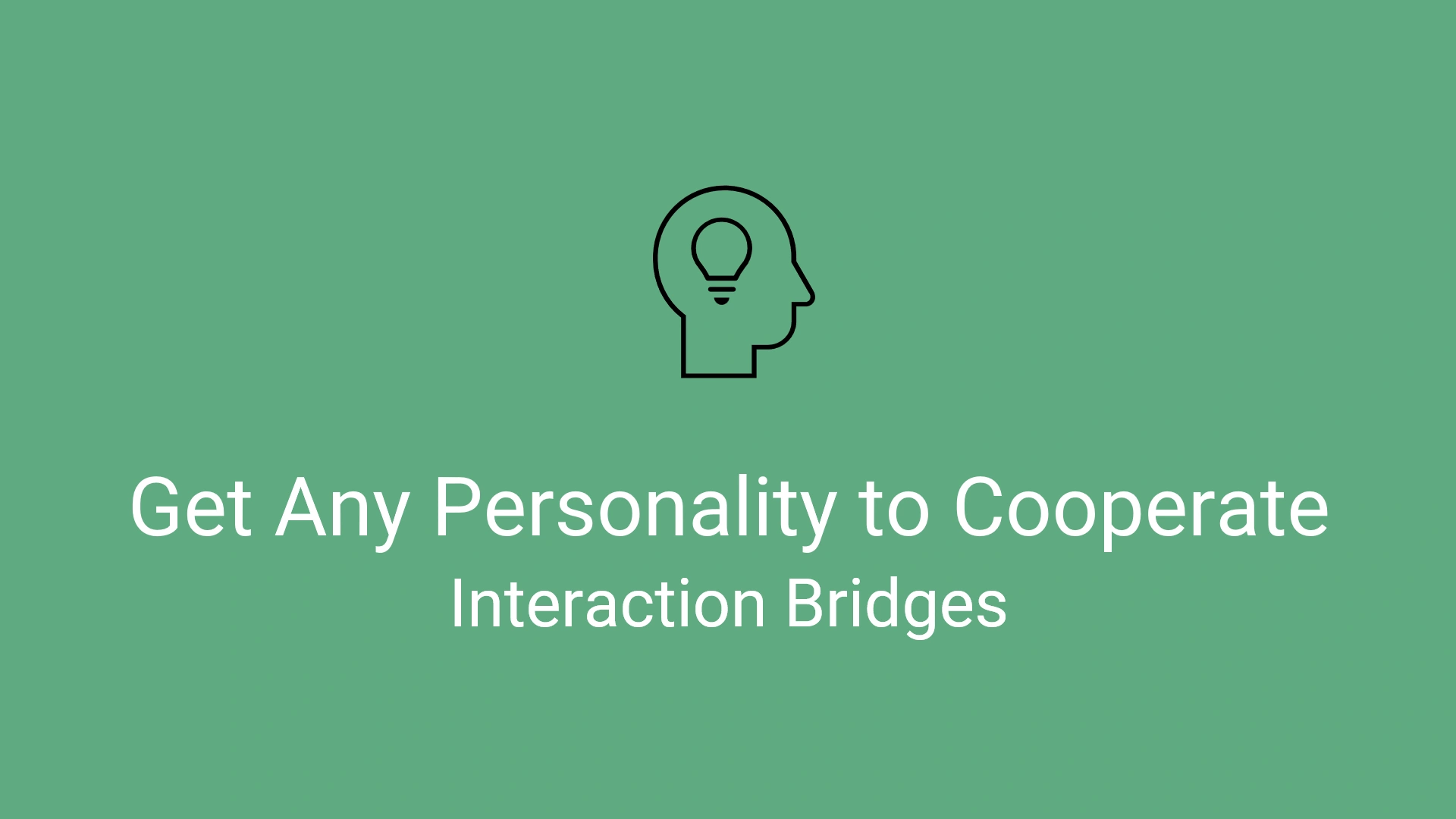 Interaction Bridges Workshop