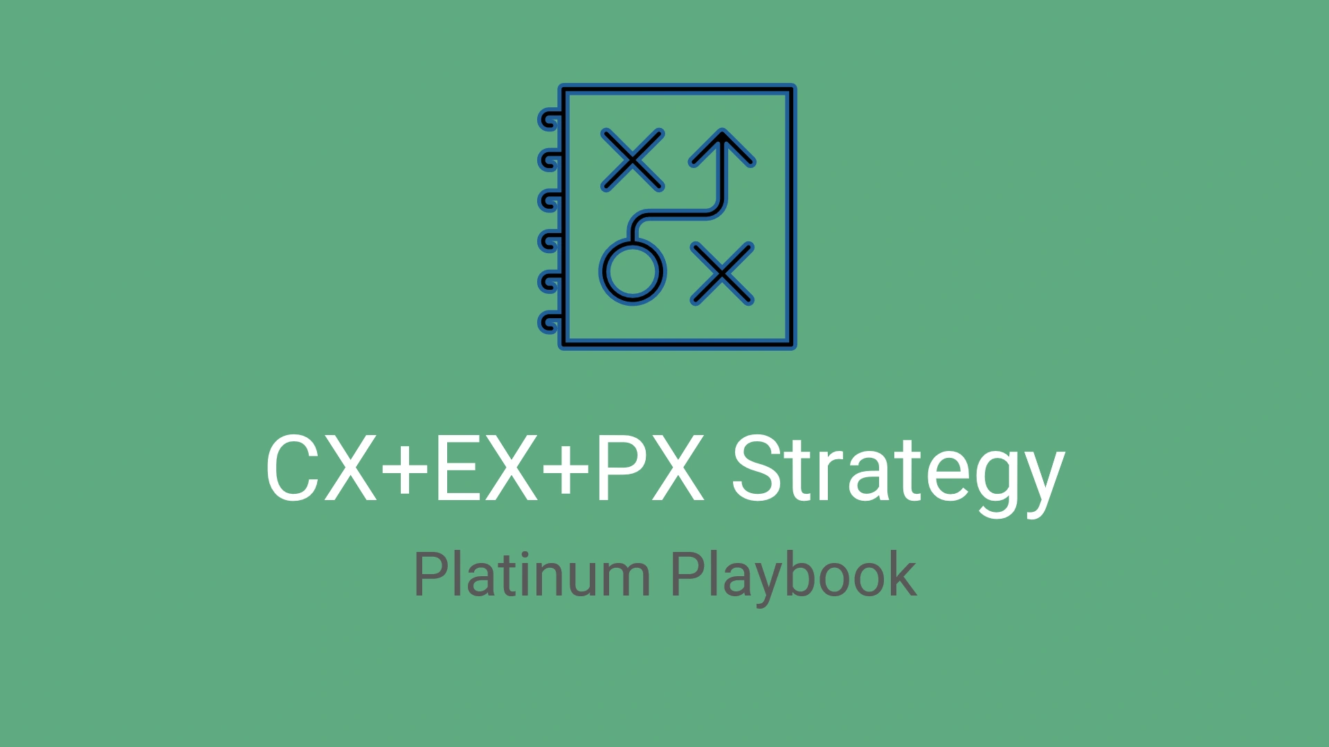 CX+EX+PX Strategy Playbook