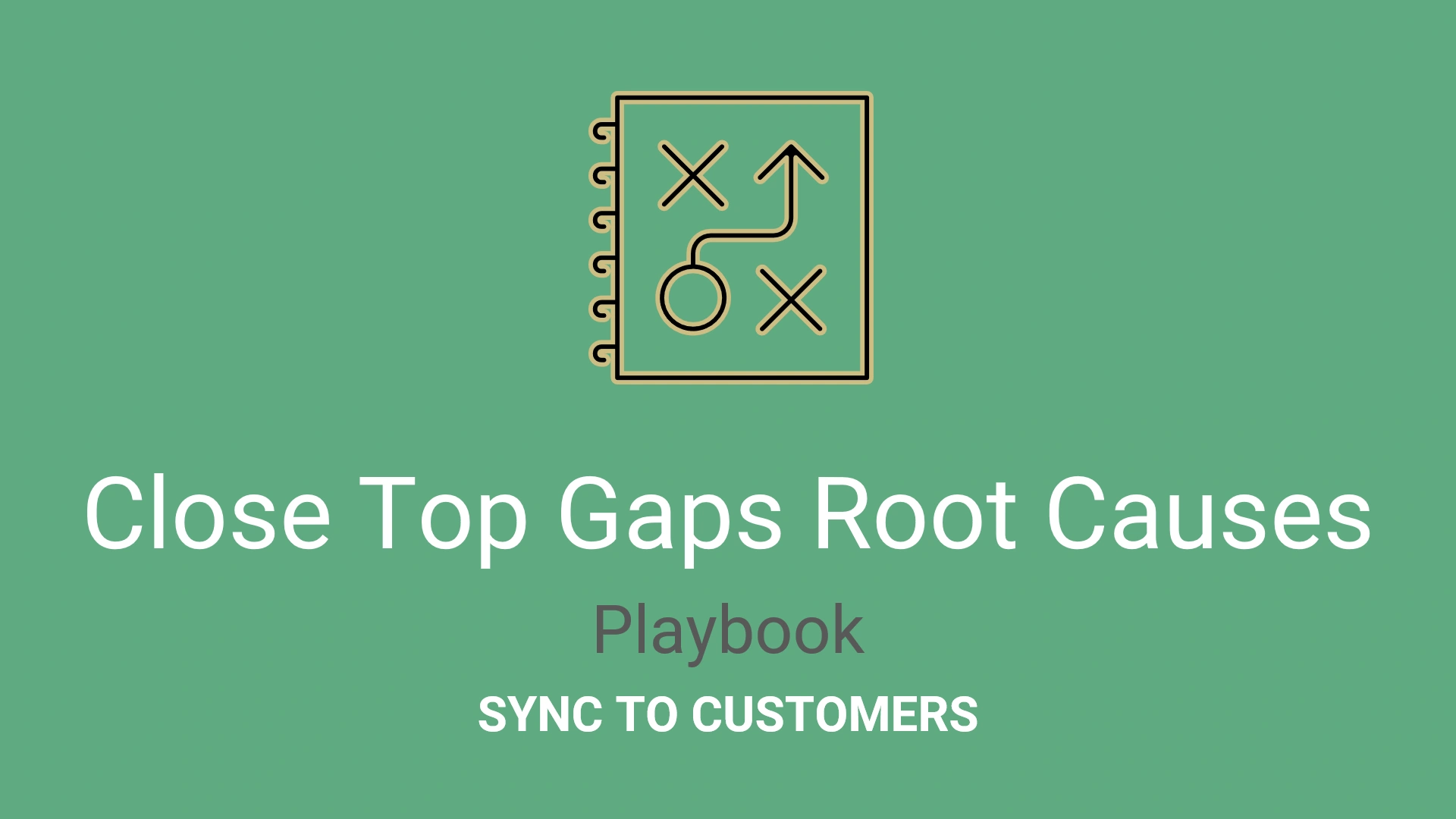Close Top Gaps Root Causes Playbook