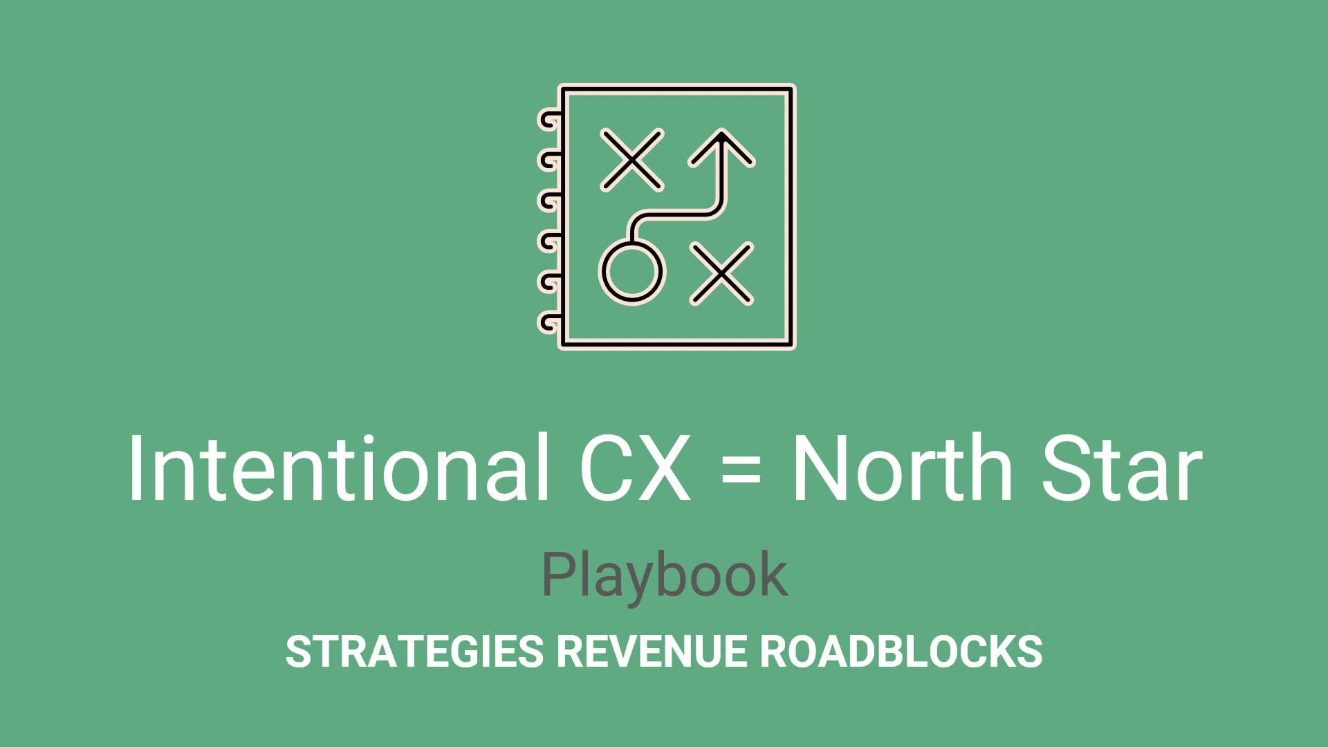 Intentional CX = North Star Playbook