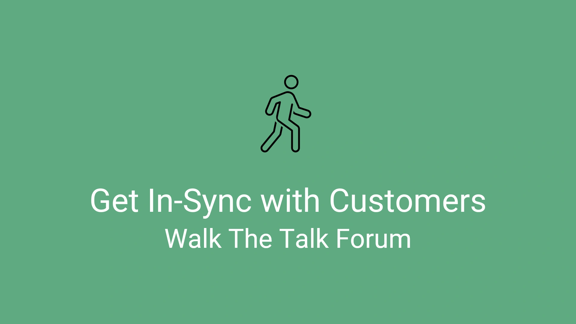 Walk The CX Talk: Get In Sync